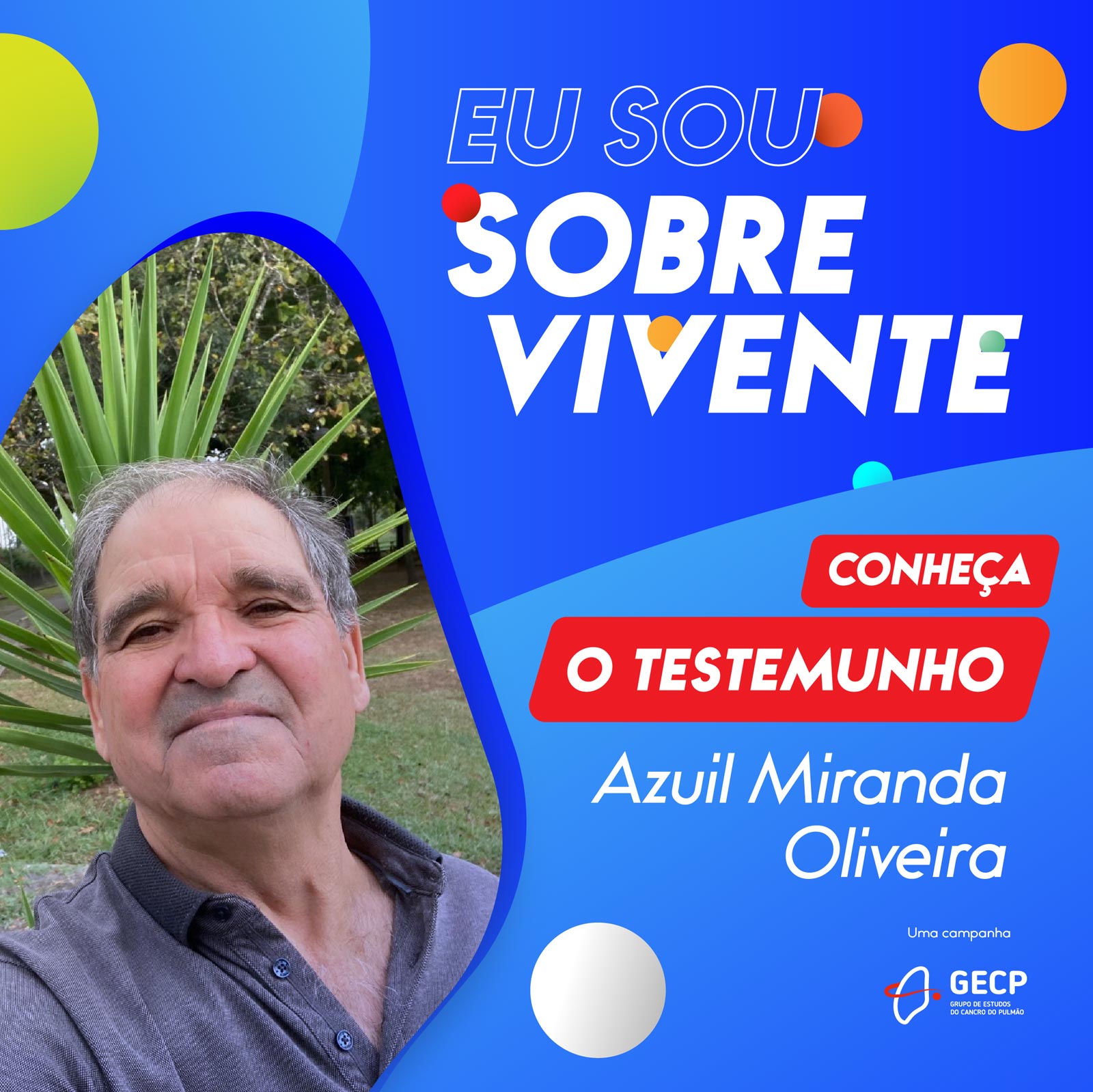 Eu sou sobrevivente | Azuil Miranda Oliveira