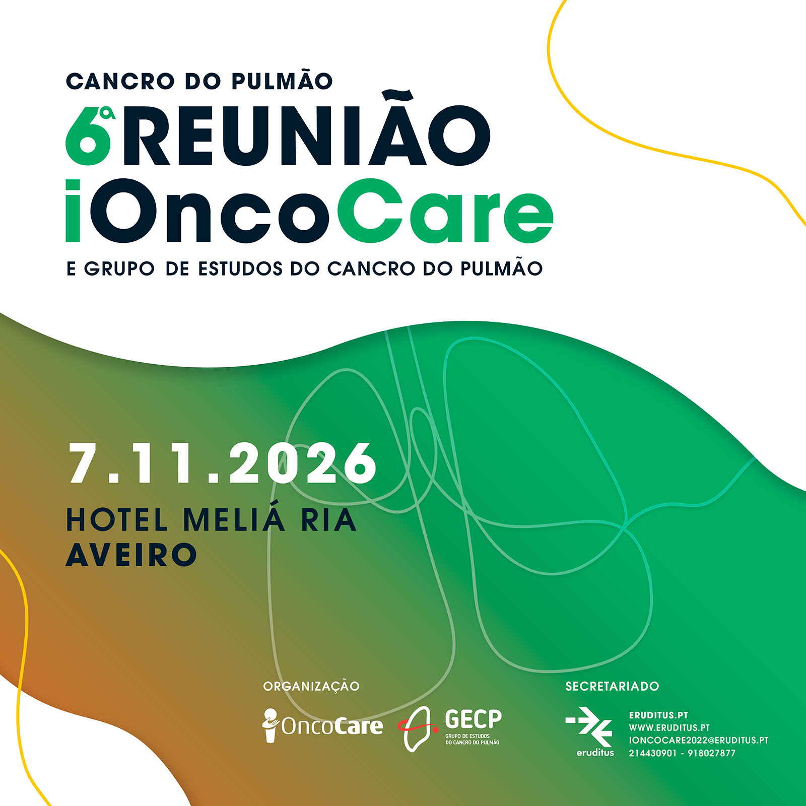 6.ª Reunião Cancro do Pulmão junta iOncoCare e GECP em Aveiro